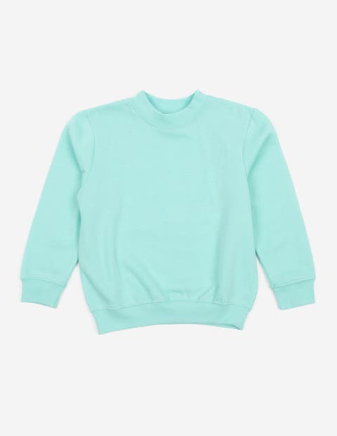 Kids Pullover Sweatshirt, Long Sleeve, Solid Colors