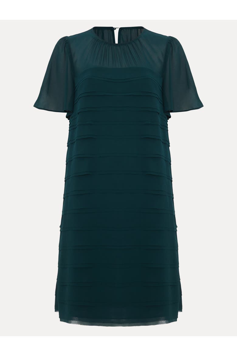 Fallon Layered Dress, Alternate, color, Teal
