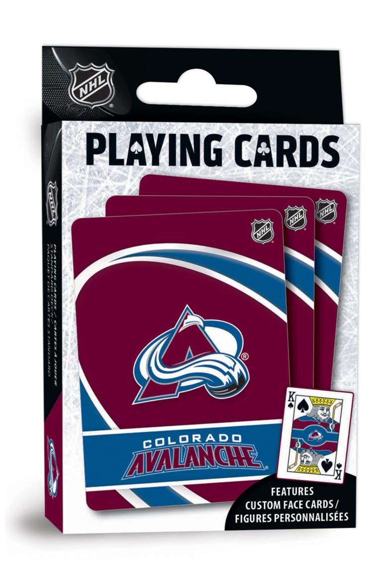 Colorado Avalanche Playing Cards, Main, color, Multicolor