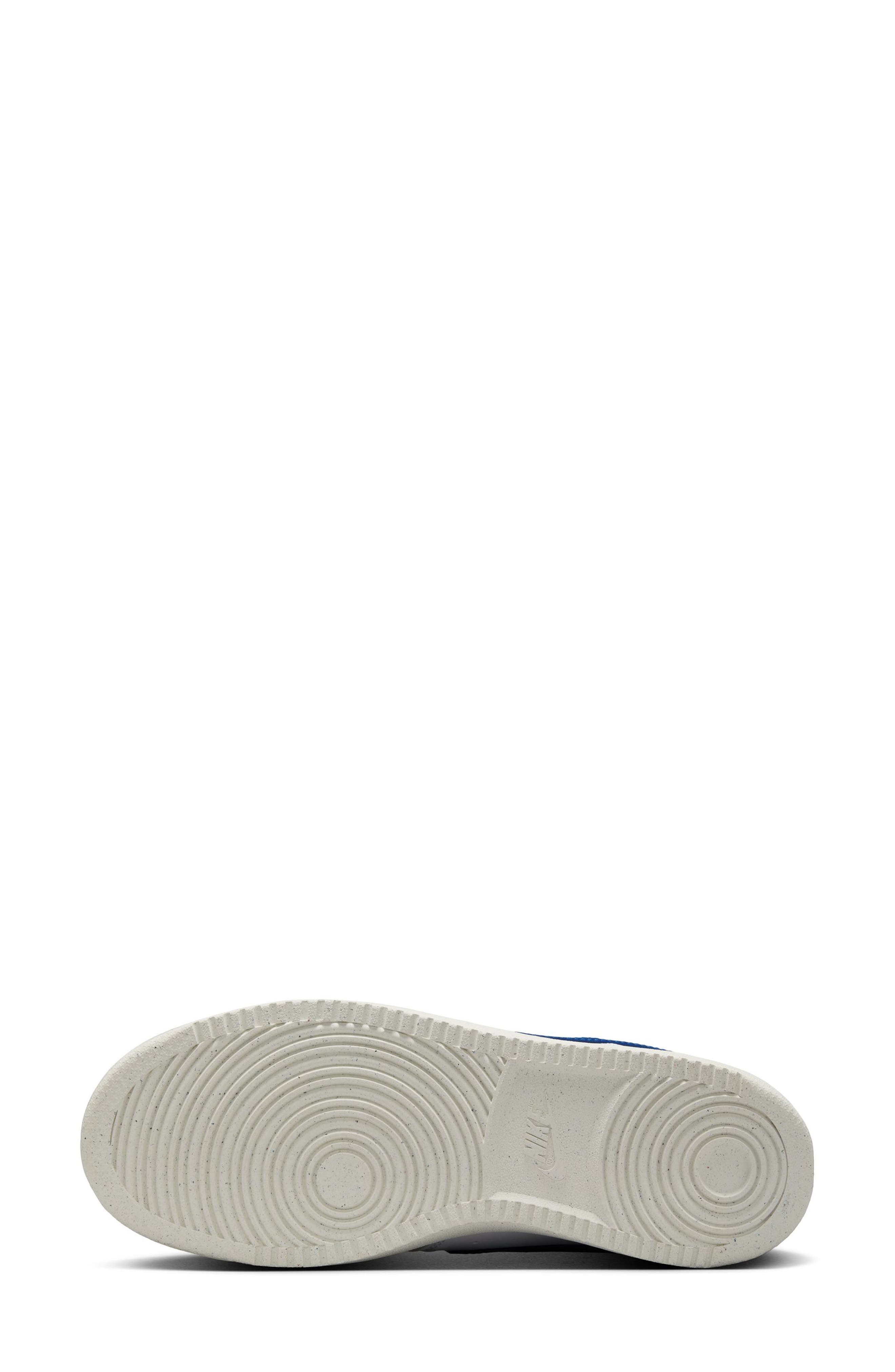 Nike Court Vision Low Sneaker, Alternate, color, White/ Royal/ Sail