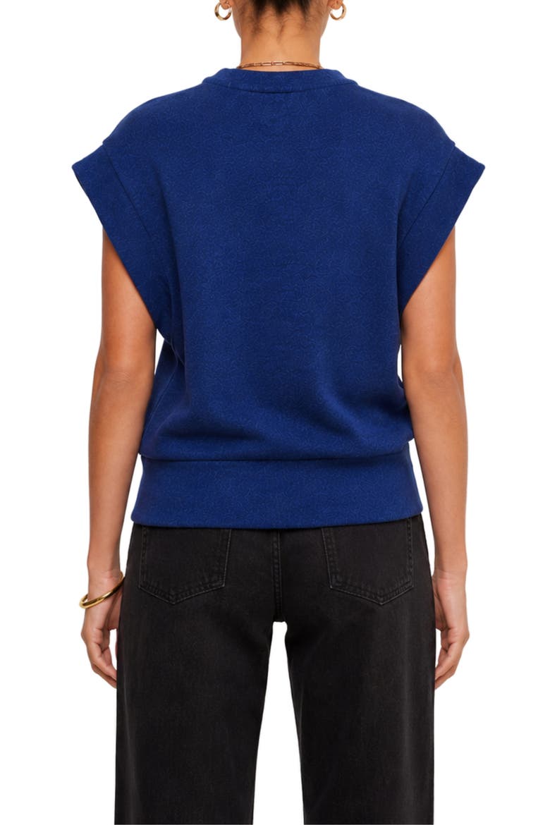 Morgan V-Neck Top, Alternate, color, BLUE
