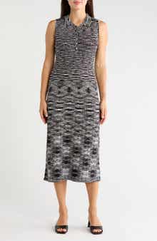 Sleeveless Ribbed Midi Dress