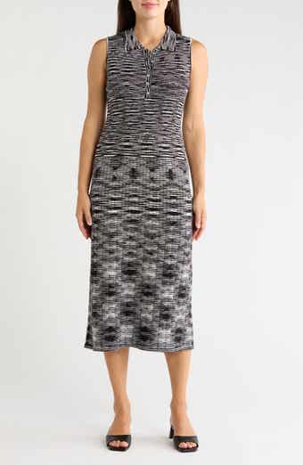 Sleeveless Ribbed Midi Dress