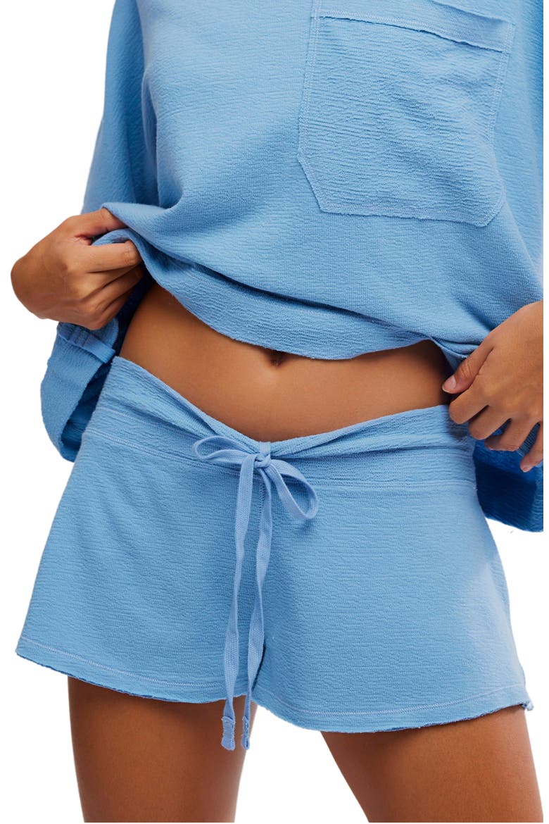 Intimately FP Staycation Sleep Shorts, Main, color, BLISSFUL BLUE