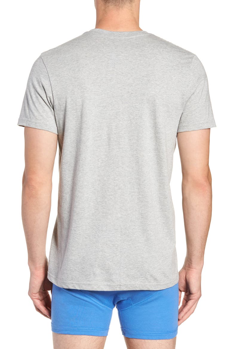 3-Pack V-Neck Undershirts, Alternate, color, ANH/MAH/PB