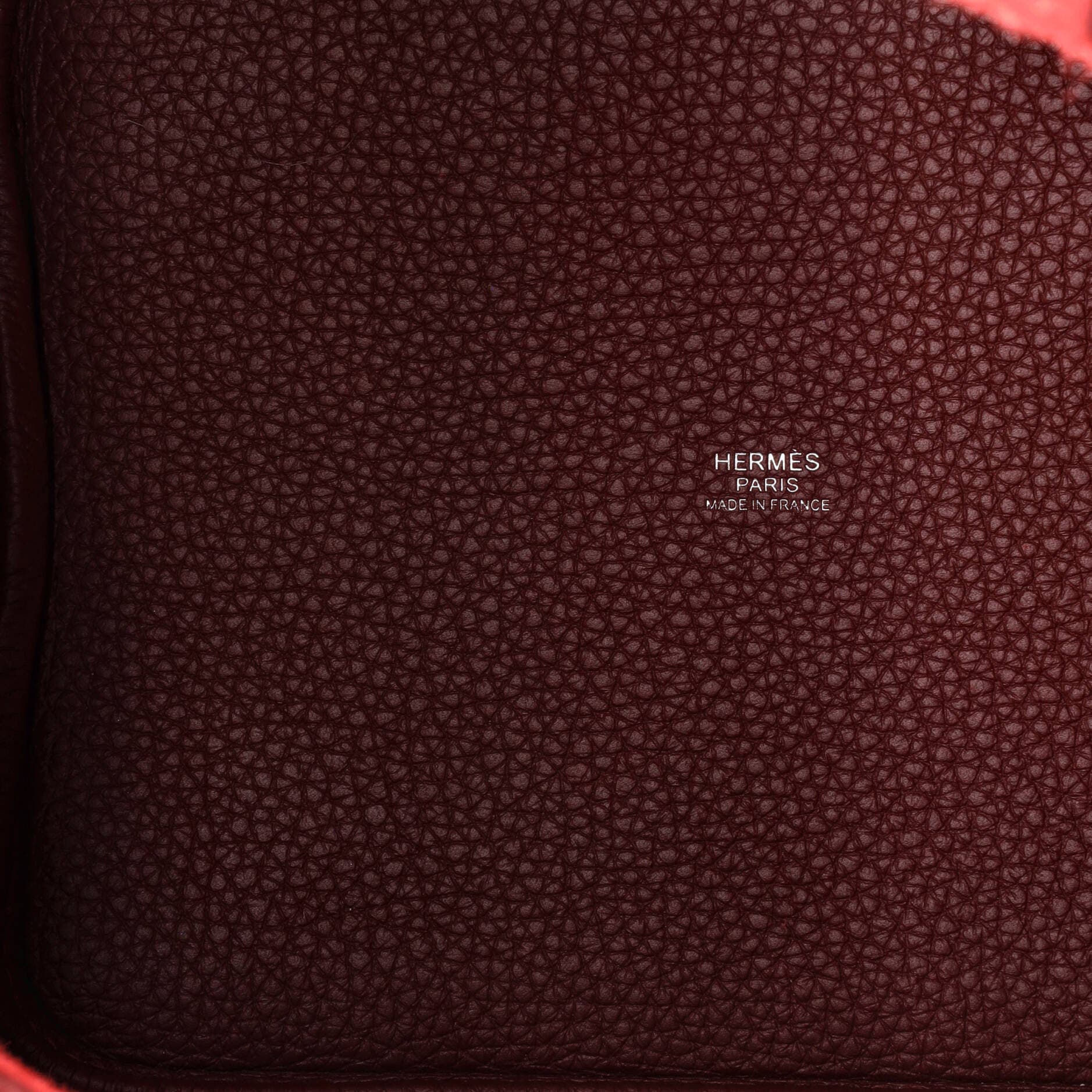 Pre-Owned Hermes Picotin Lock Bag Clemence MM, Alternate, color, Rouge H