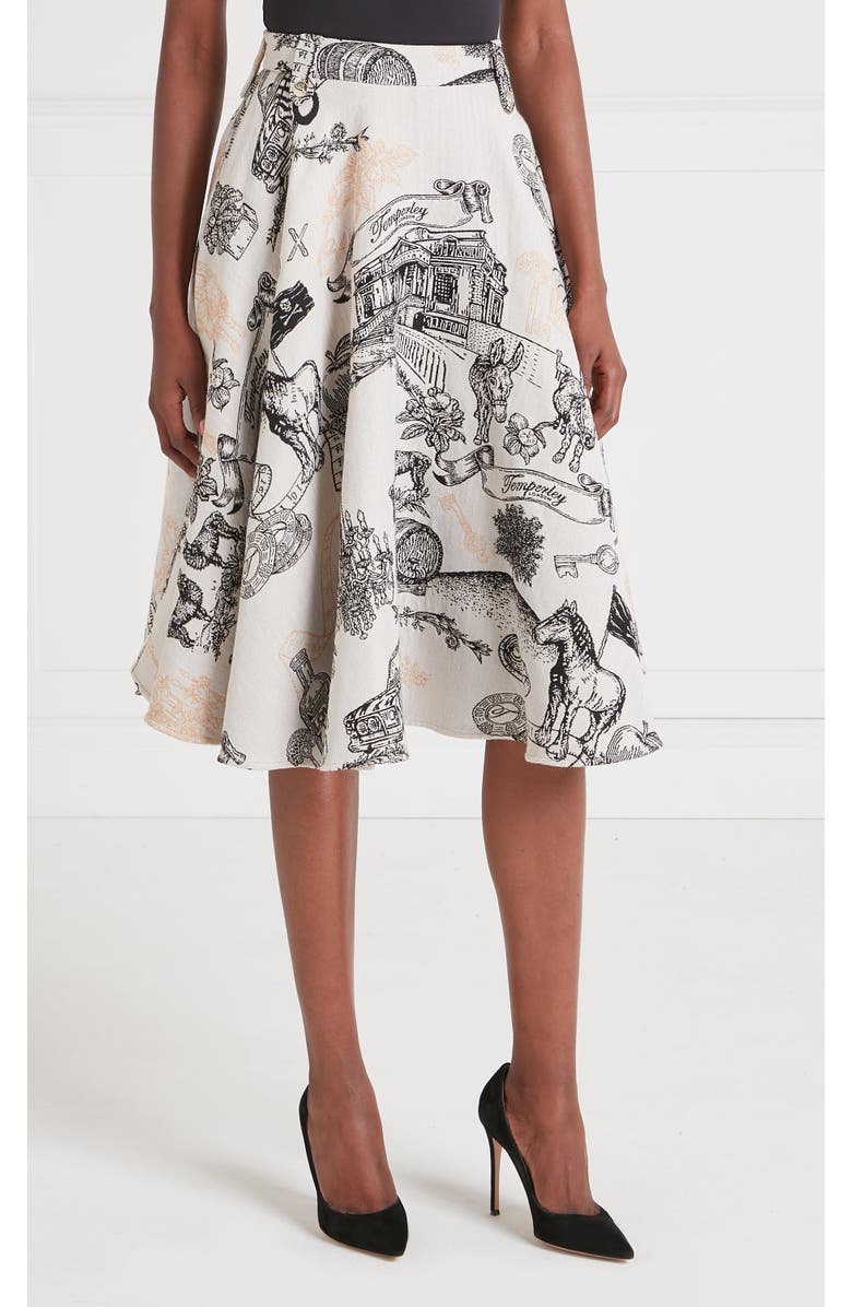 Temperly London Anniversary Skirt, Main, color, White