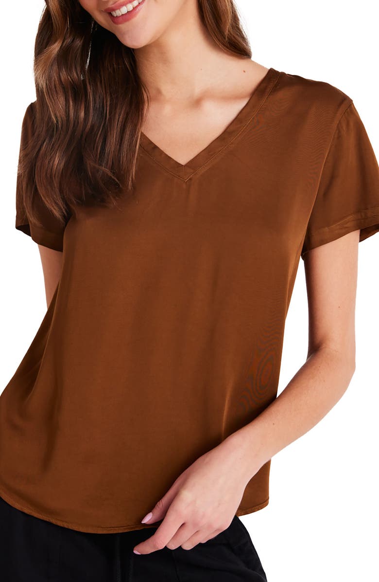 Bella Dahl V-Neck T-Shirt, Main, color, 
