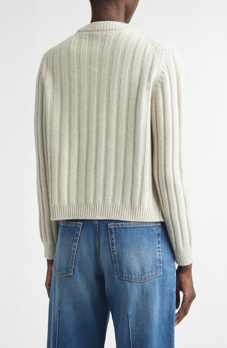 Johnstons of Elgin Lecht Open Front Rib Cashmere Cardigan, Alternate, color, Lunan Sand