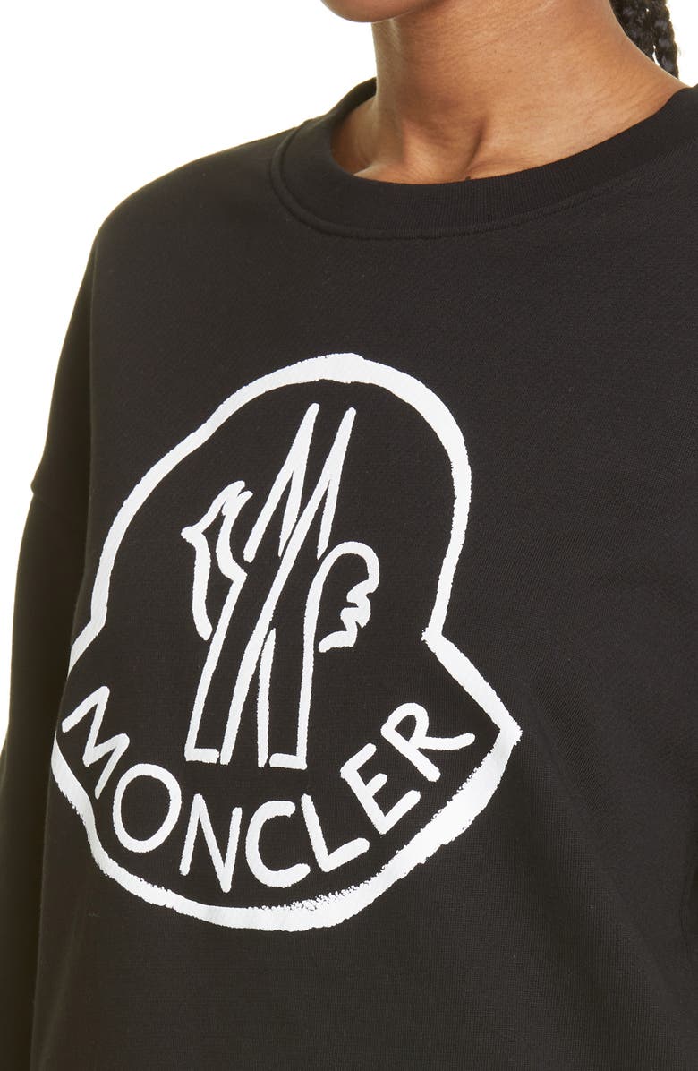 Moncler Logo Graphic Sweatshirt, Alternate, color, 