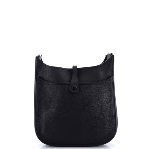 Pre-owned Hermes  Hermes Evelyne Bag Gen Iii Clemence Pm In Black