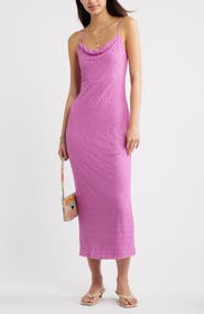 BP. Lace Cowl Neck Maxi Dress