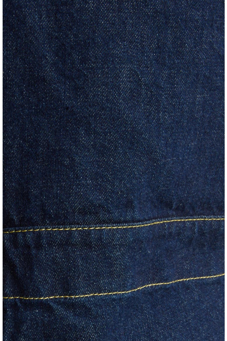 Nonstretch Denim Overalls, Alternate, color, INK