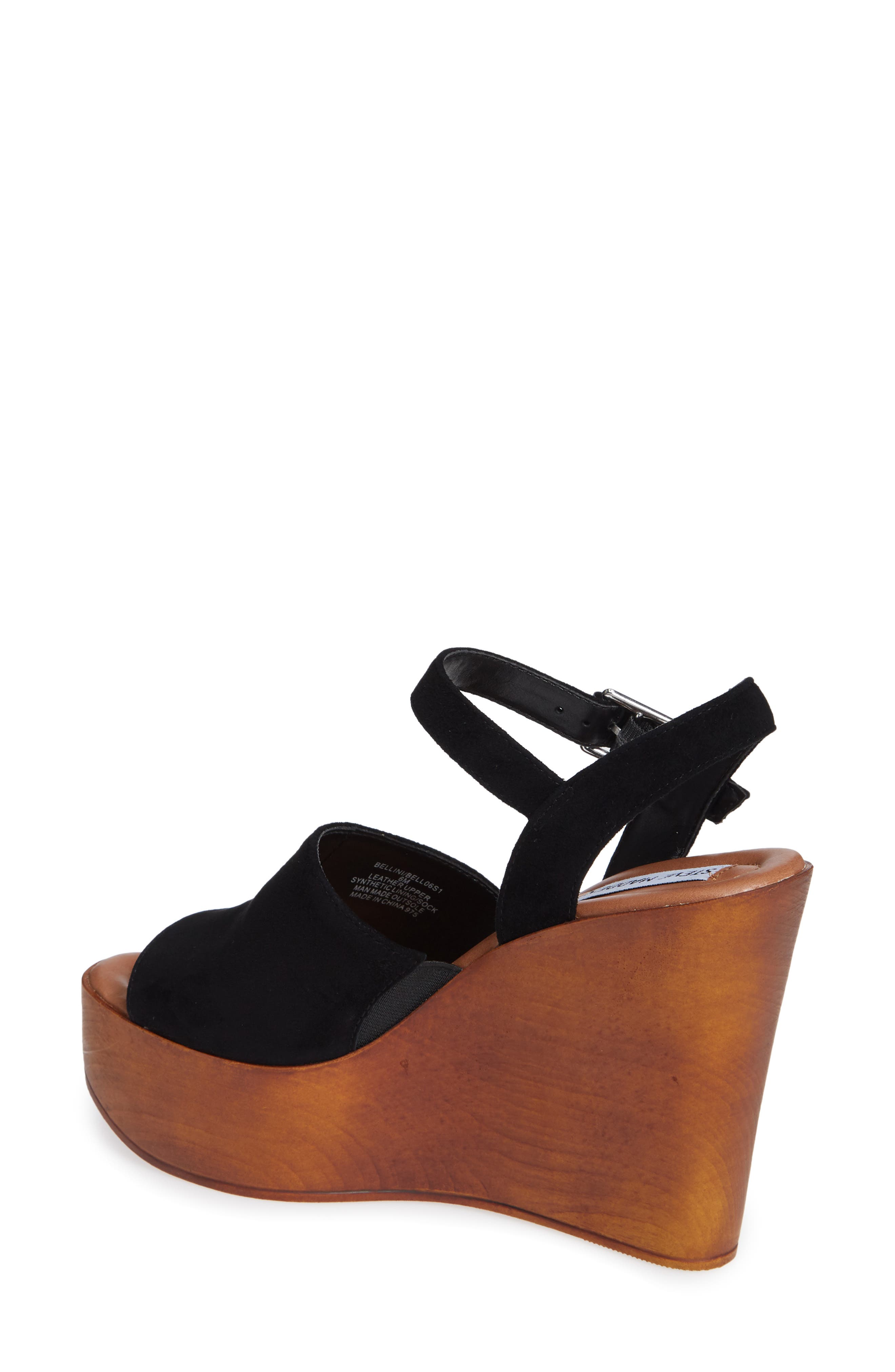 Steve Madden Bellini Wedge Sandal, Alternate, color, 