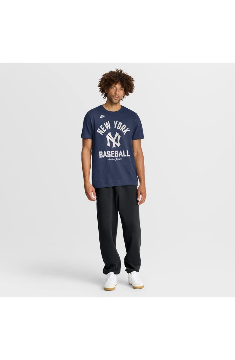 Nike Men's Nike Navy New York Yankees Cooperstown Collection T-Shirt, Alternate, color, 