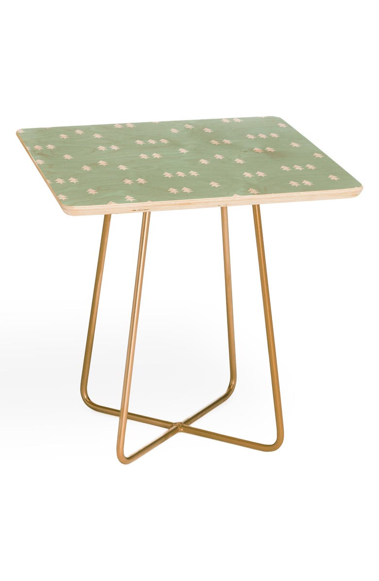 Deny Designs Little Arrow Design Evergreen Side Table, Main, color,
