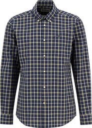 Barbour Bramham Tailored Fit Plaid Cotton Button-Down Shirt