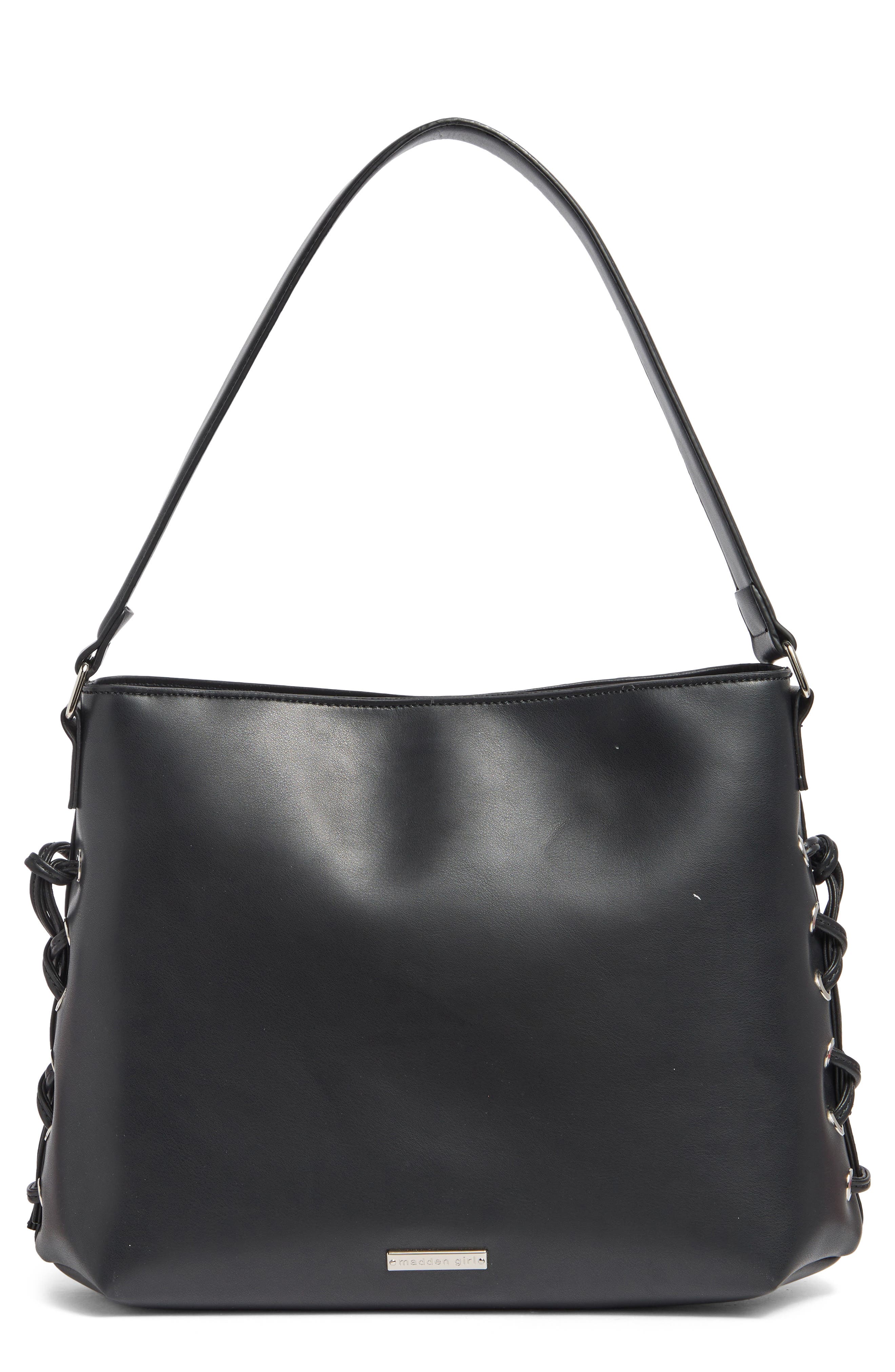 Madden Girl Whipstitch Shoulder Bag, Main, color, 