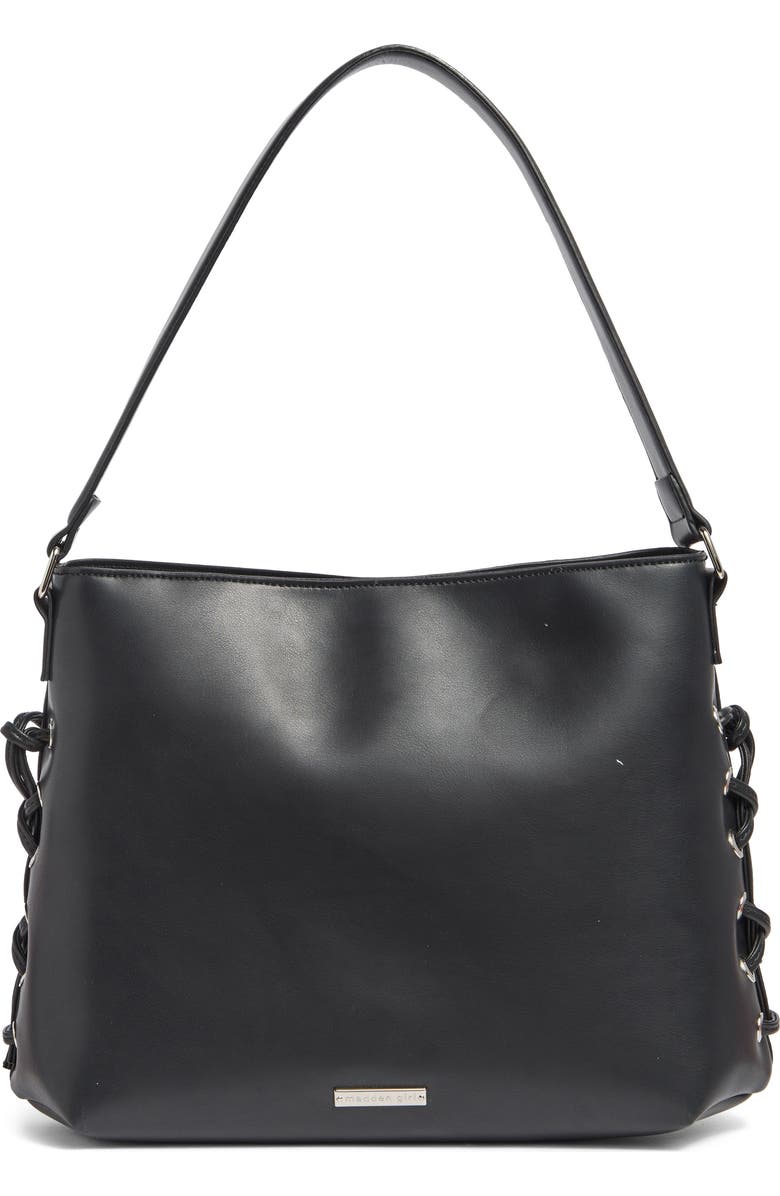Madden Girl Whipstitch Shoulder Bag, Main, color,