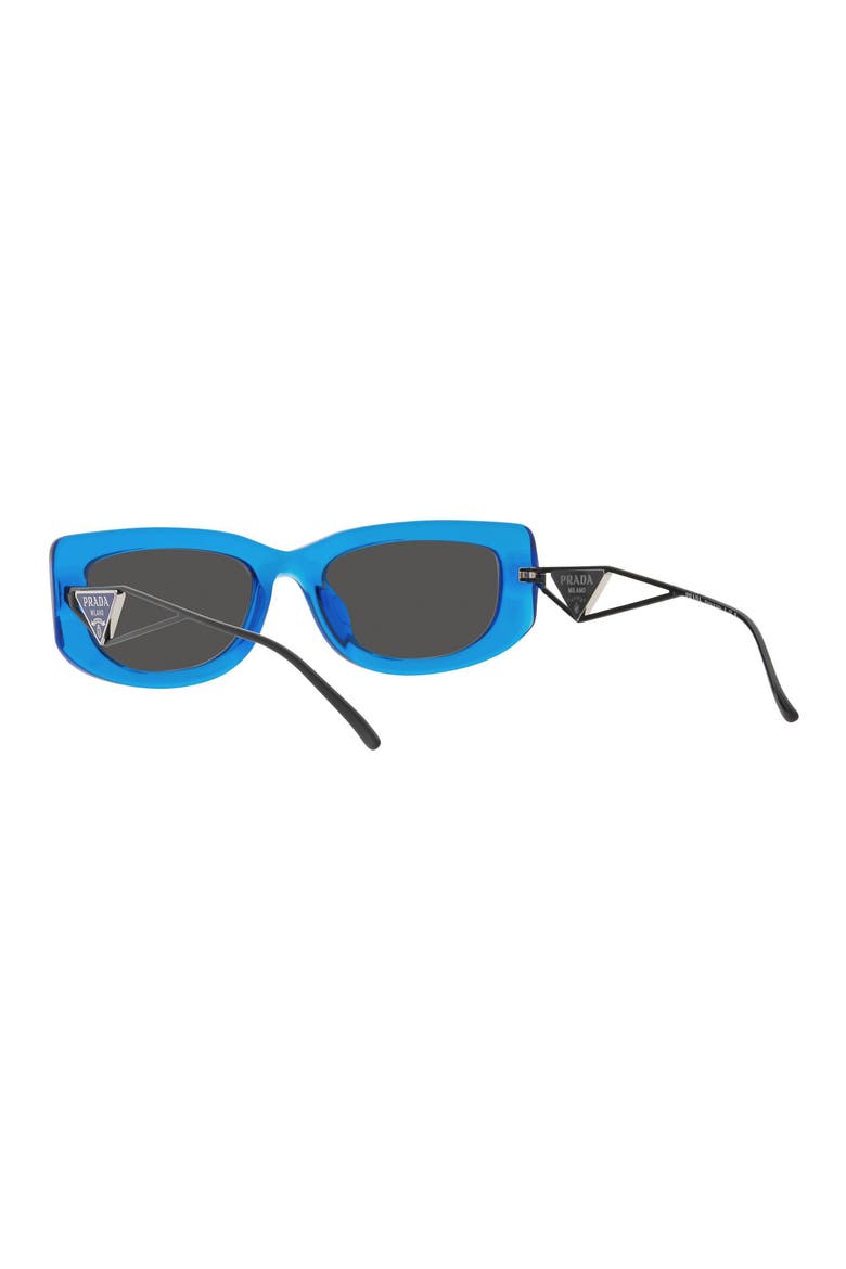 53mm Rectangular Sunglasses, Alternate, color, BLUE