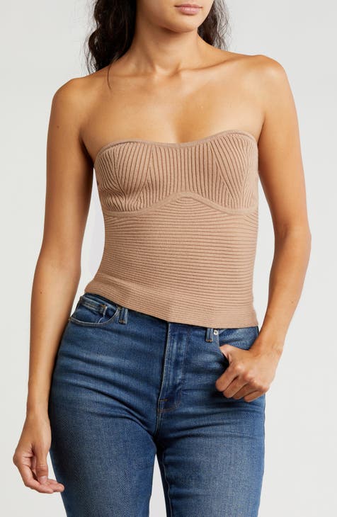 Seamed Knit Bandeau