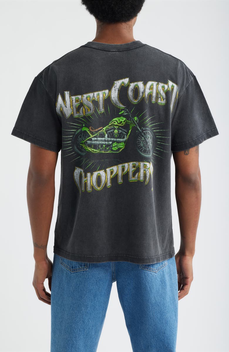 ID Supply Co Point Blank Graphic Cotton T-Shirt, Alternate, color, Washed Black