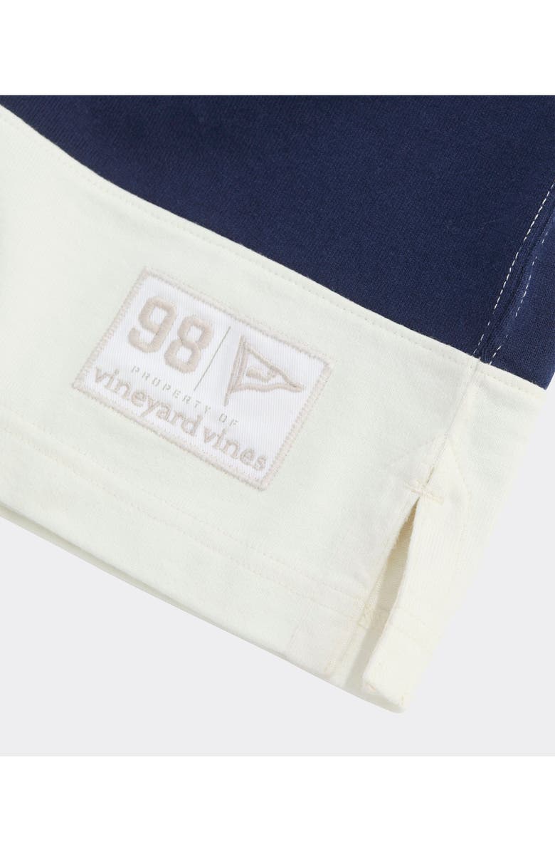 vineyard vines Pieced Stripe Organic Cotton Rugby Shirt, Alternate, color, Marshmallow