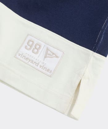 Pieced Stripe Organic Cotton Rugby Shirt