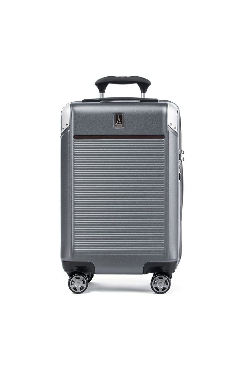 Platinum Elite Hardside 21" Carry On Spinner Luggage, Main, color, Vintage Grey