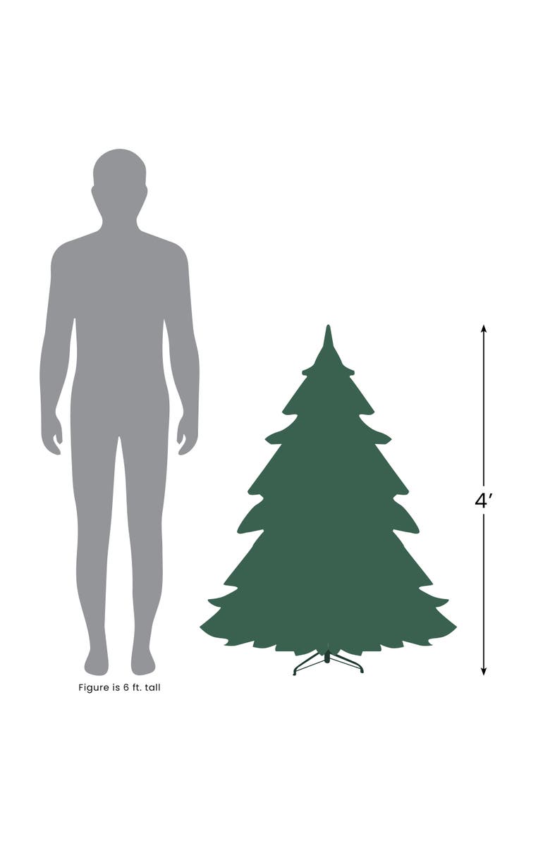 Northlight 50" Artificial Red Berry Christmas Twig Tree with Square Stand, Unlit, Alternate, color, Red