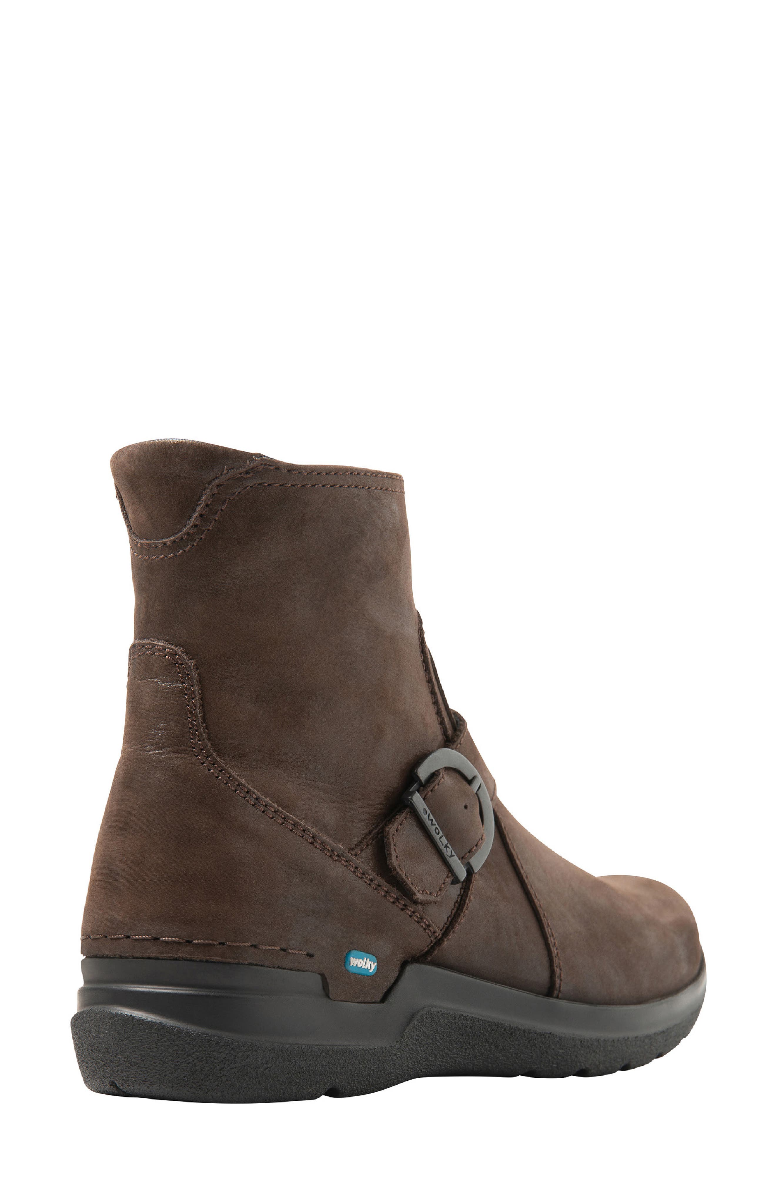 Okay Leather Bootie, Alternate, color, BROWN