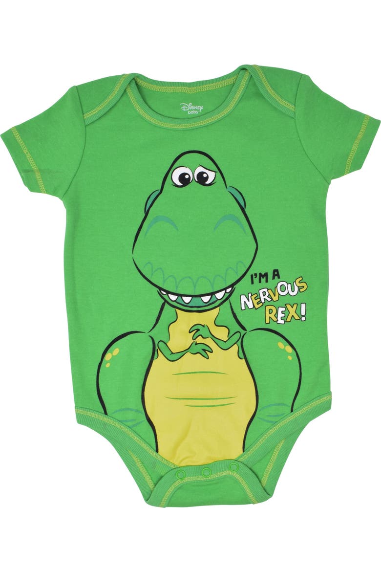 Pixar Boys' 5-Pack Short Sleeve Bodysuits, Alternate, color, Toy Story Blue Red