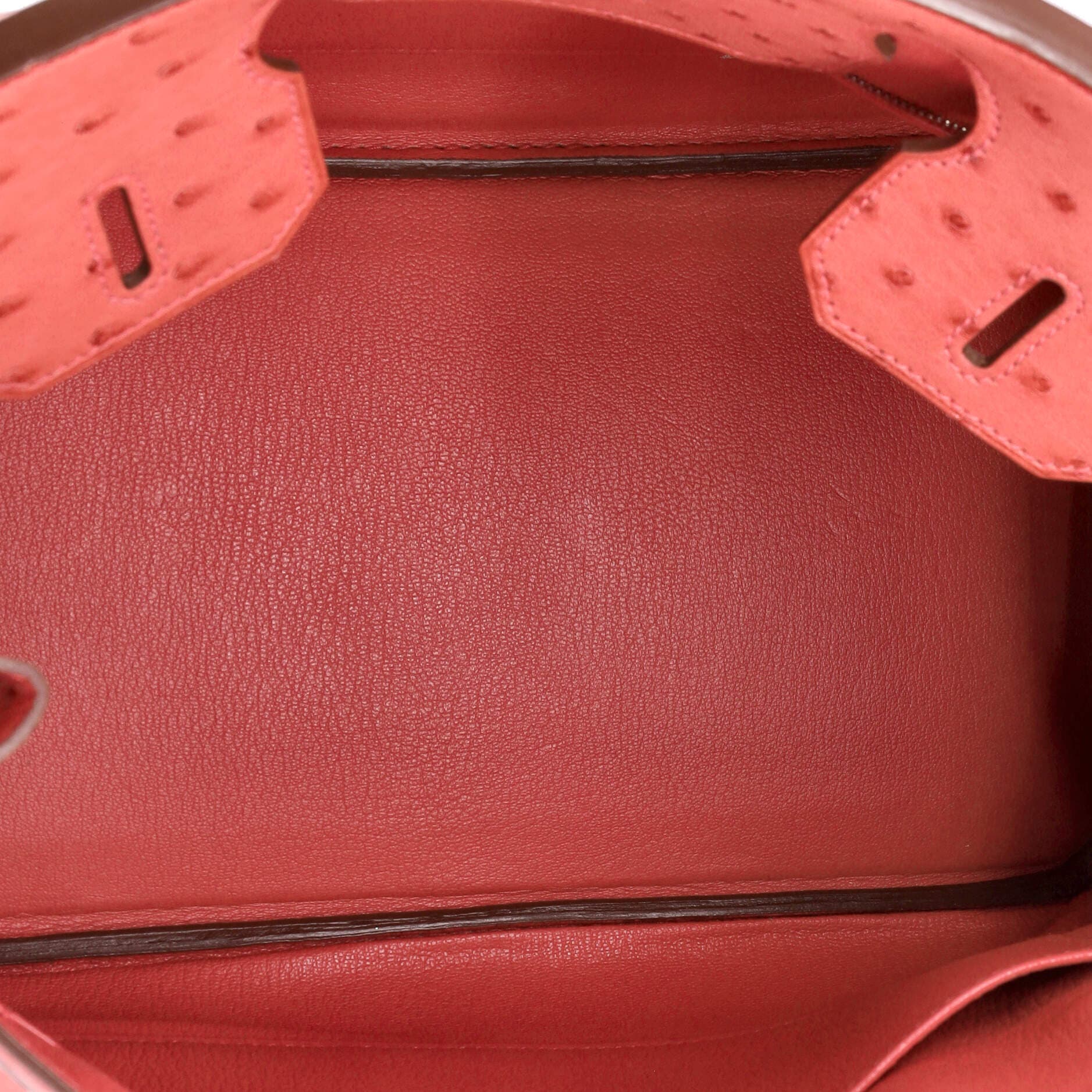 Pre-Owned Hermes Birkin Handbag Pink Ostrich with Palladium Hardware 30, Alternate, color, 