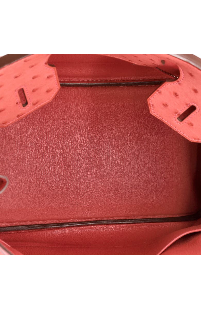 Pre-Owned Hermes Birkin Handbag Pink Ostrich with Palladium Hardware 30, Alternate, color,