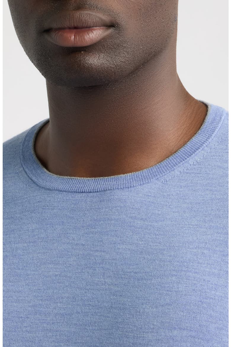 Crown Crafted Excursionist Flex Merino Wool Sweater, Alternate, color, WINDY BLUE