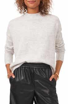Vince Camuto Exposed Seam Crewneck Sweater