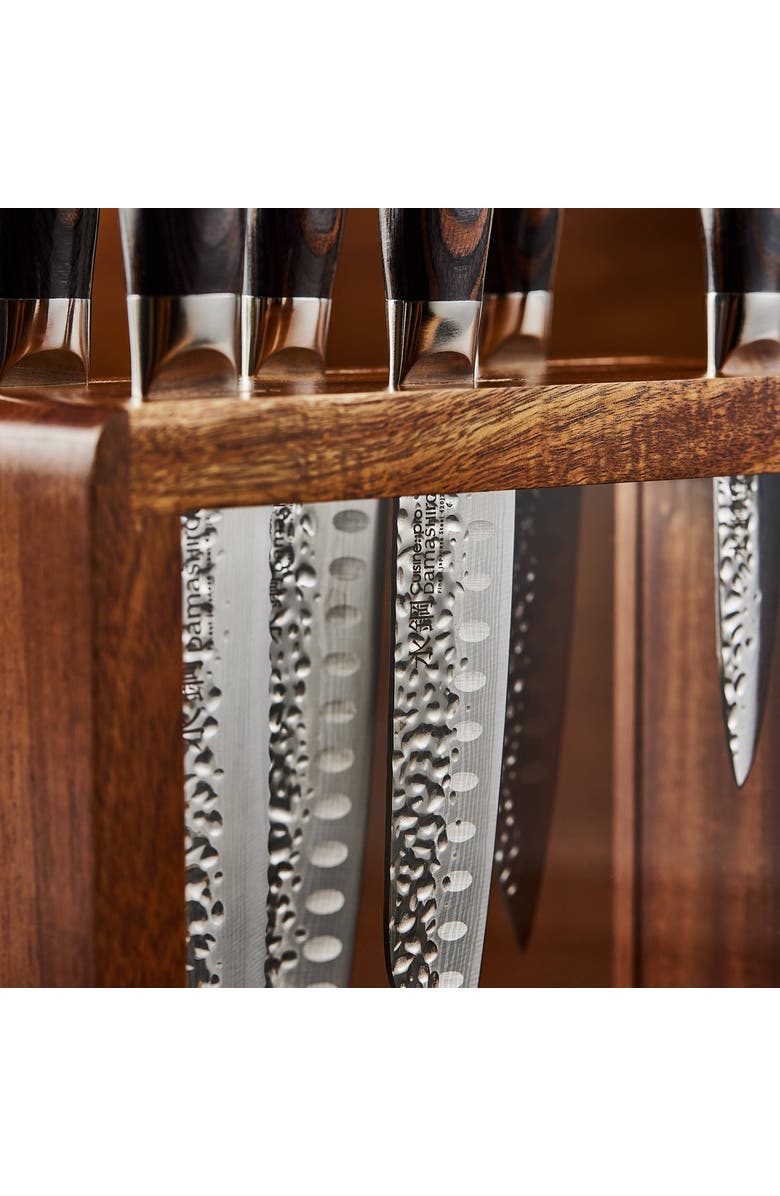 Cuisine::pro<sup>®</sup> Damashiro EMPEROR<sup>®</sup> Mokuzai 7-Piece Knife Block, Alternate, color, Silver