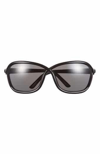 TOM FORD 68mm Gradient Square Sunglasses