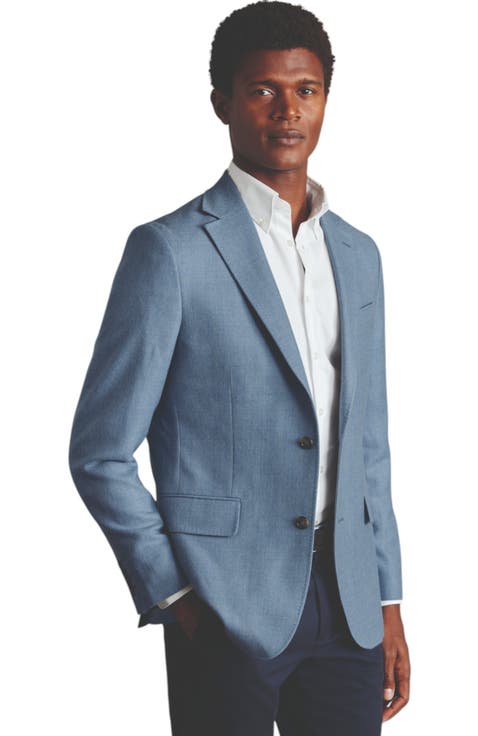 Wool Texture Twill Jacket