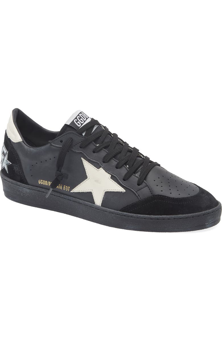 Golden Goose Ball Star Low Top Sneaker, Main, color, Black/ White