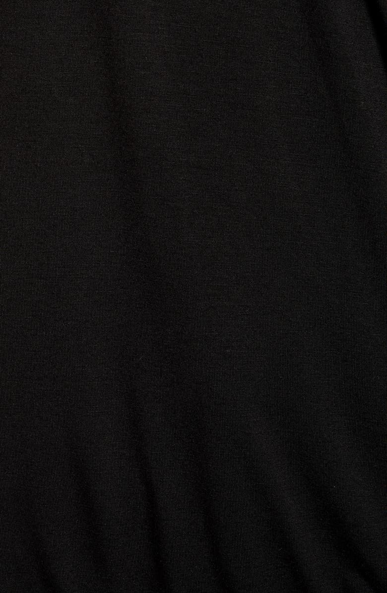 Loveappella Dot Chiffon Sleeve Faux Wrap Top, Alternate, color, 