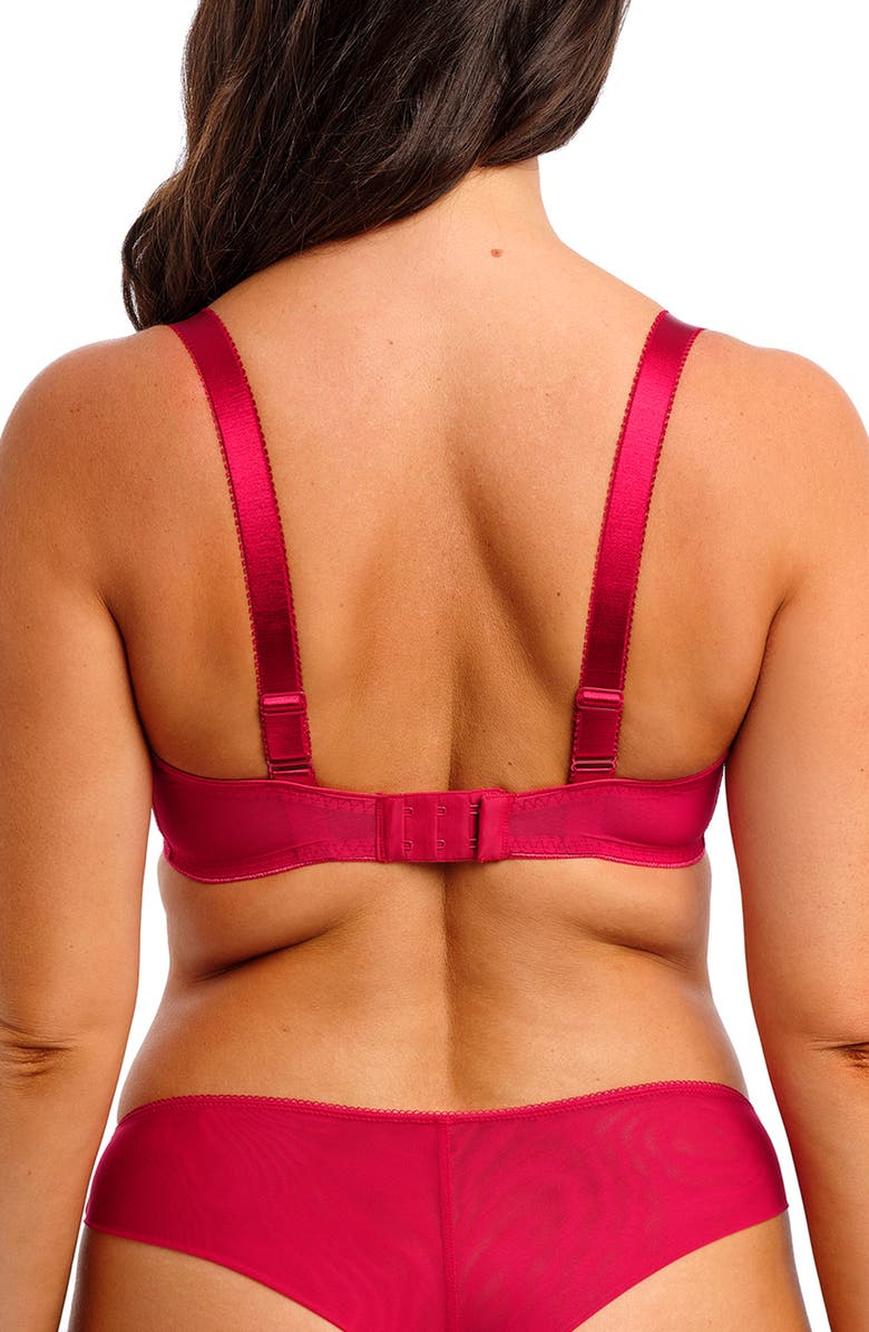 Fantasie Portia Underwire Balconette Bra, Alternate, color, Red