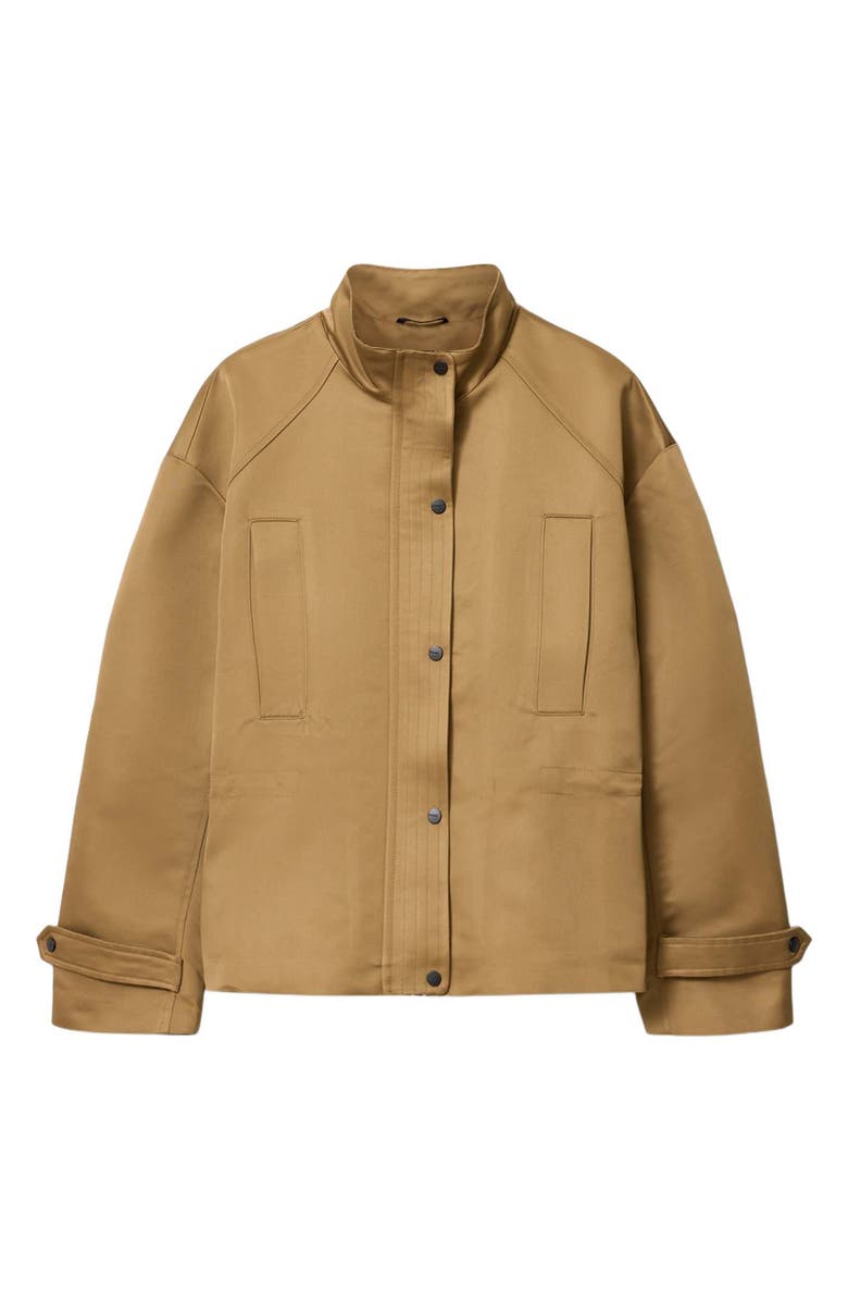 AllSaints Oversize Luellah Jacket, Alternate, color, Greige Brown