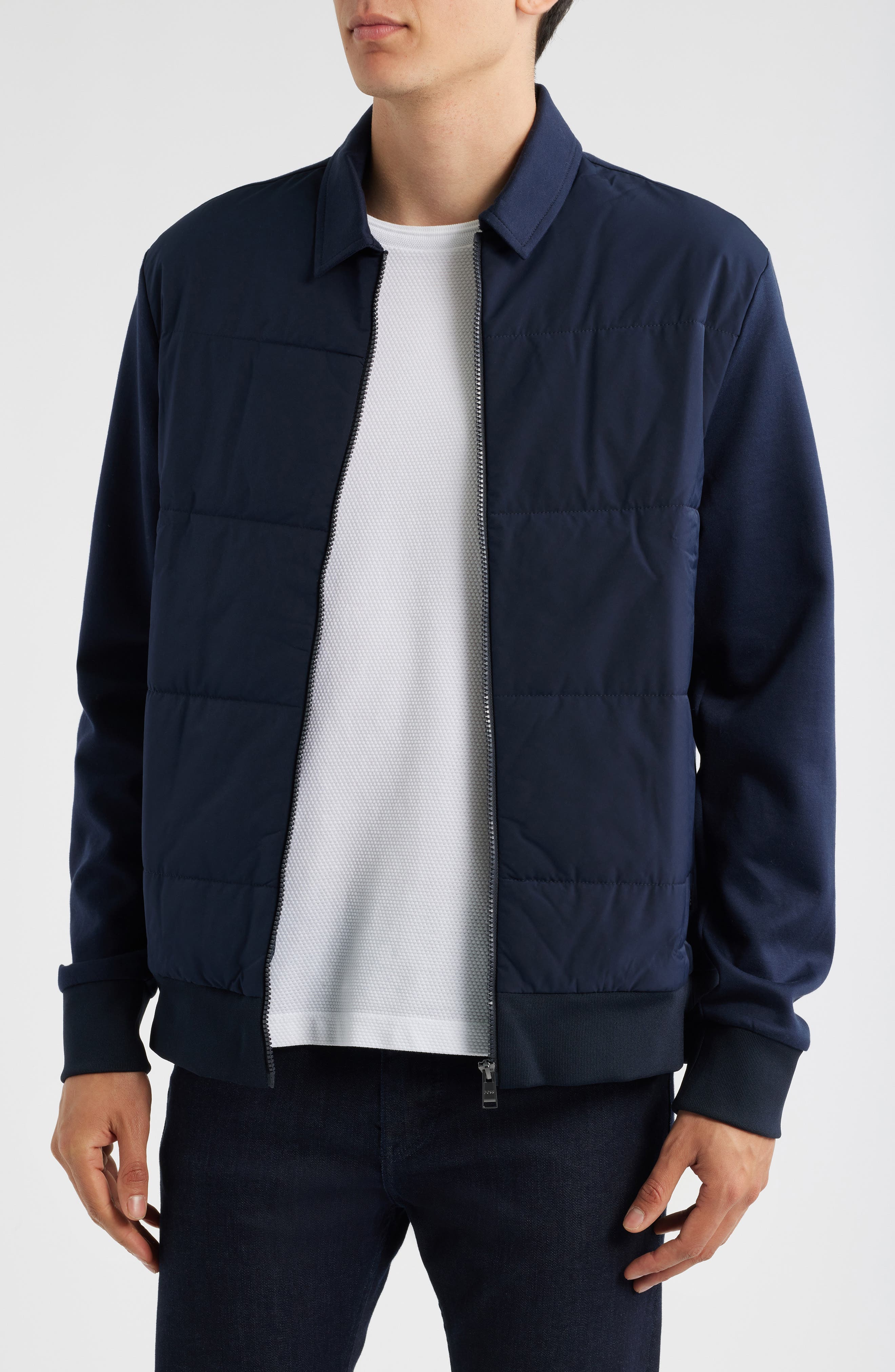 BOSS Sigmon Quilted Zip Jacket