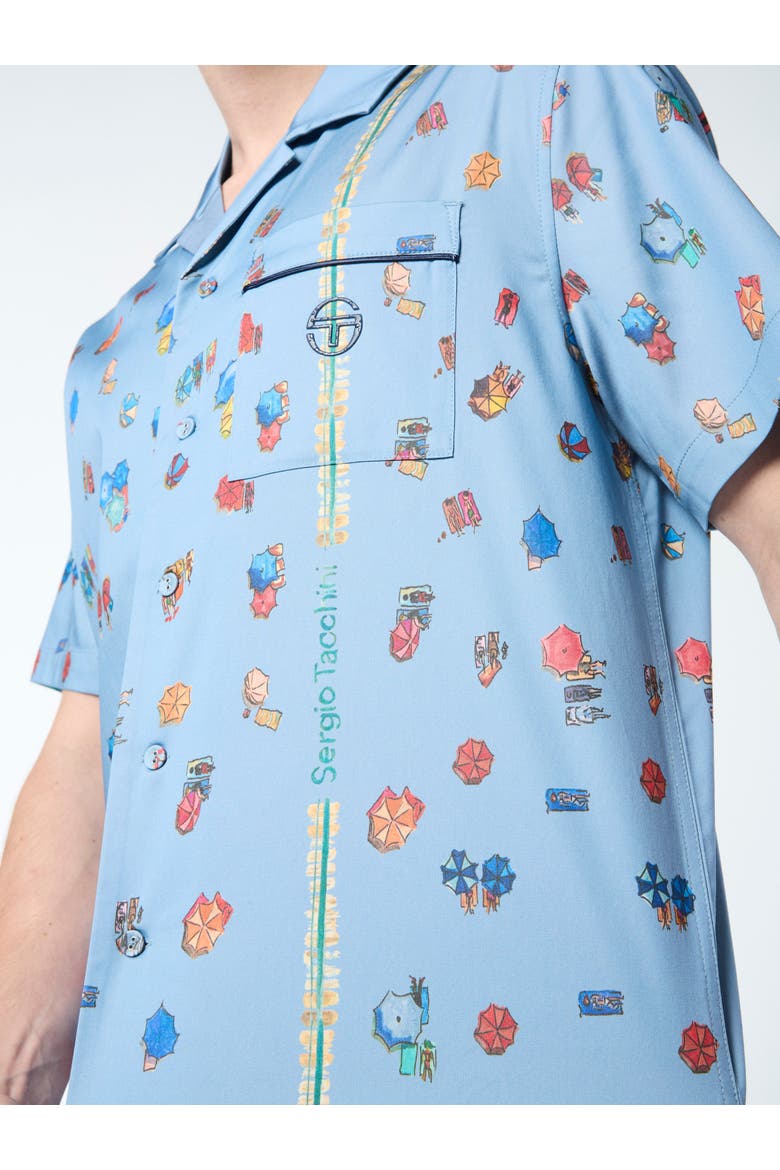 Tosca Cabana Shirt, Alternate, color, FADED DENIM