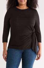 Renee C Side Knot Top