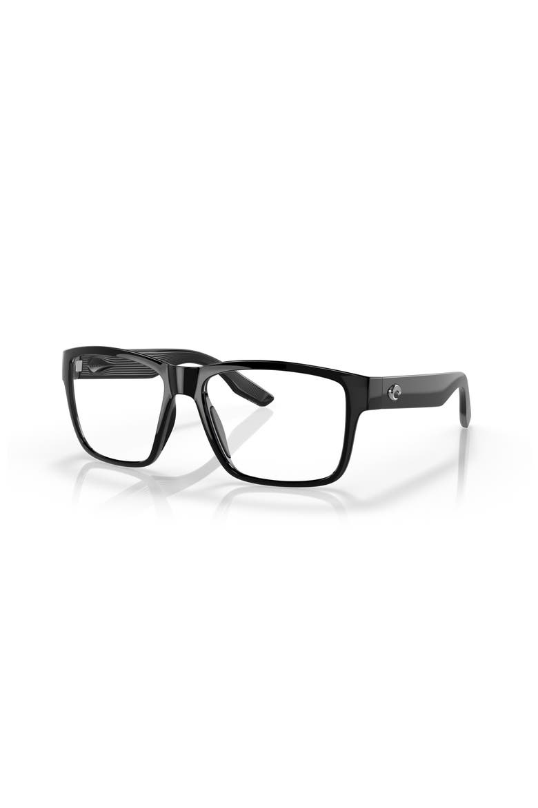 57mm Square optical glasses, Main, color, Black