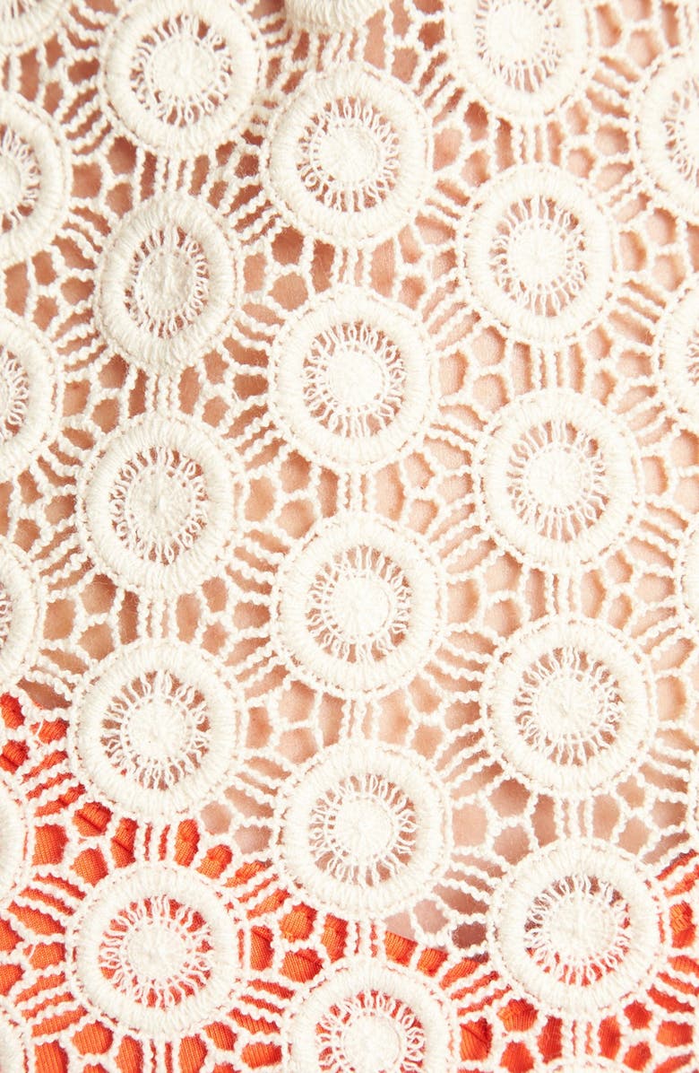 ASTR the Label ASTR Mock Neck Lace Top, Alternate, color,