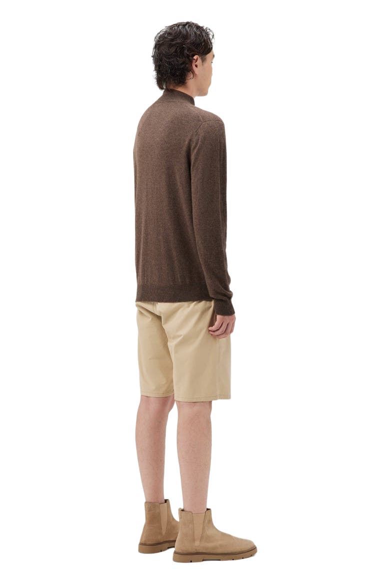 Essential Full-Zip Cashmere Cardigan, Alternate, color, cocoa