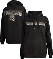 FISLL Men's FISLL  Black Tennessee State Tigers Puff Print Sliced Pullover Hoodie